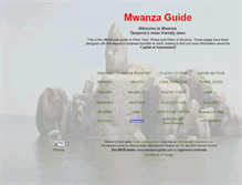 Tablet Screenshot of mwanza-guide.com